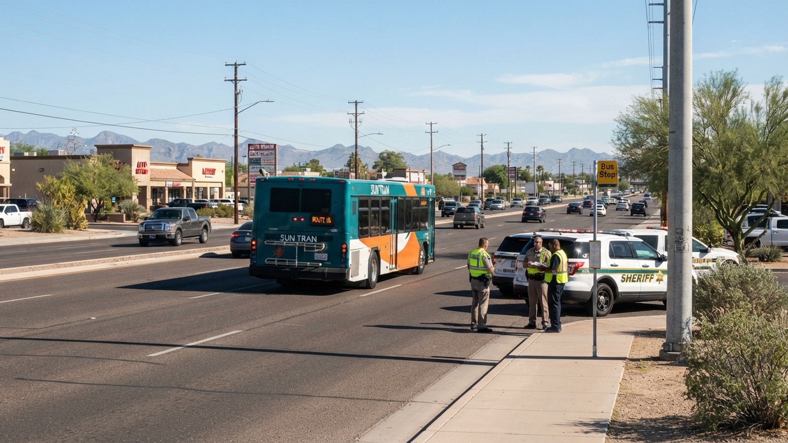 PCSD: Busy southside road reopened after crash involving Sun Tran bus