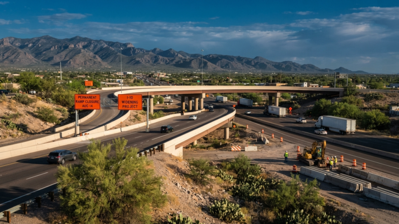 I-10/Palo Verde interchange in Tucson to close permanently Aug. 14