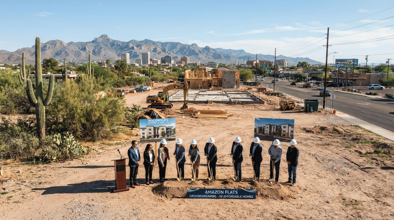 Amazon Flats breaks ground with 59 affordable homes near Miracle Mile