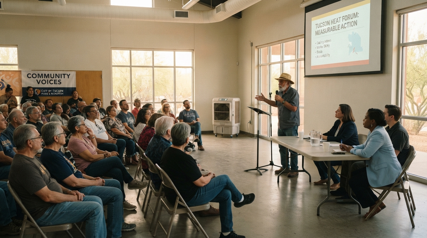 At Tucson heat forum, residents ask for action they can measure