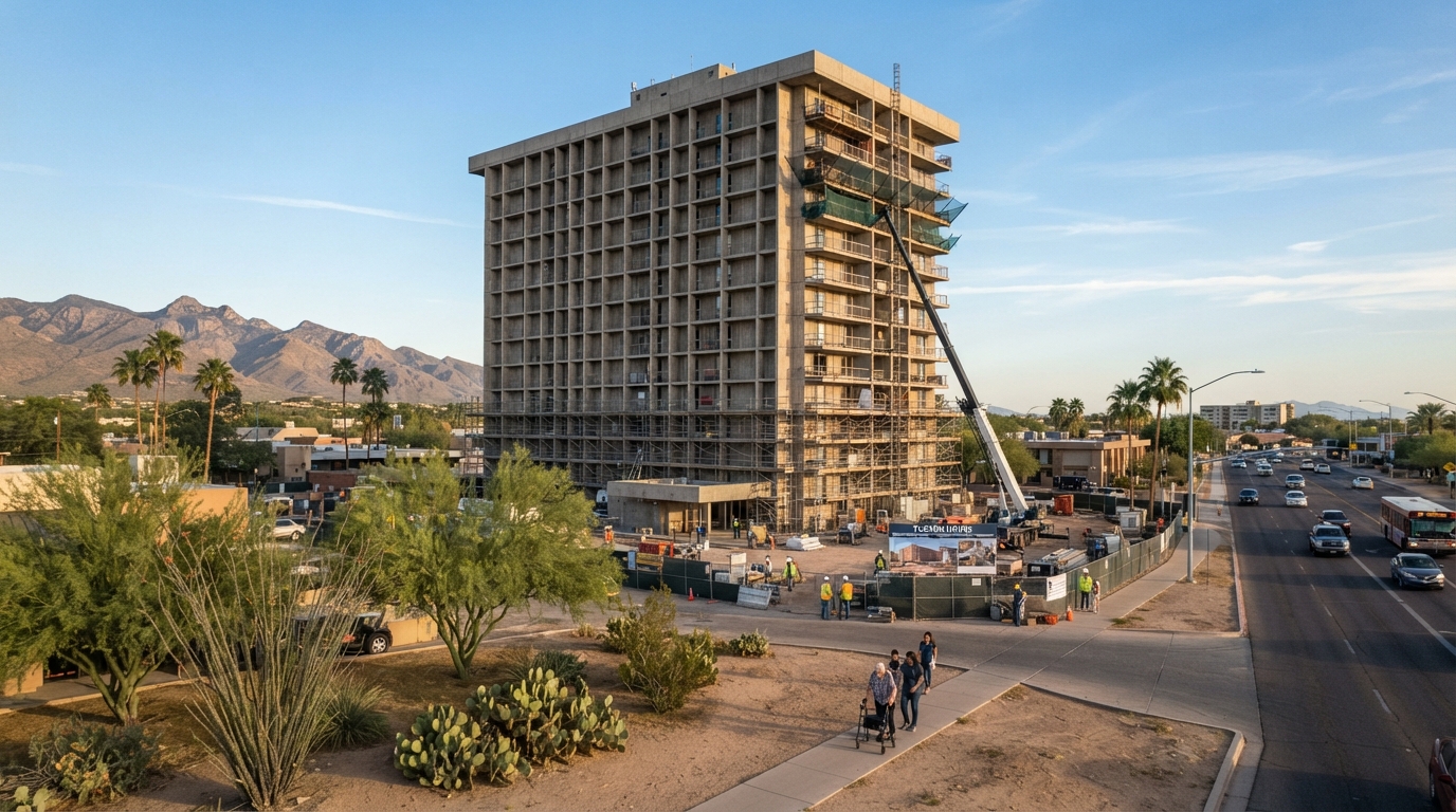 Tucson House rehabilitation begins with nearly 400 affordable homes at stake