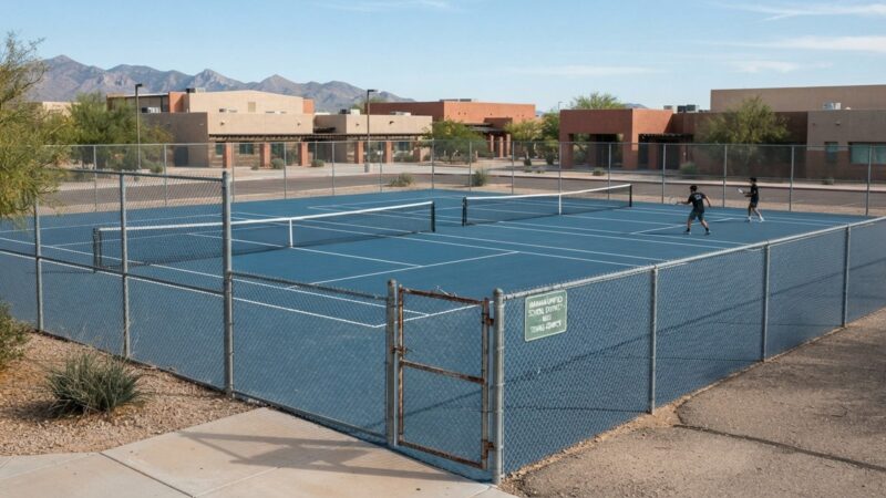 MHS Tennis Courts Get a Fresh New Look