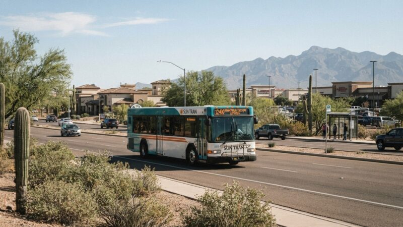 New Sun Express Route 124X to Link Oro Valley, Marana, and Downtown Tucson Starting August 16