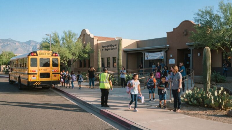 TUSD Welcomes Students Back for First Day of School