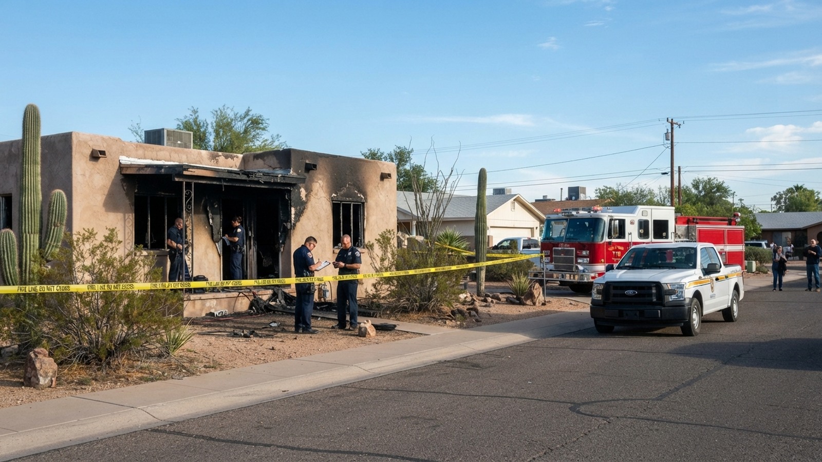 Investigation underway after late-night Tucson house fire
